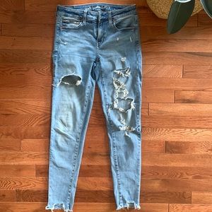 American Eagle Ripped Denim Jeans